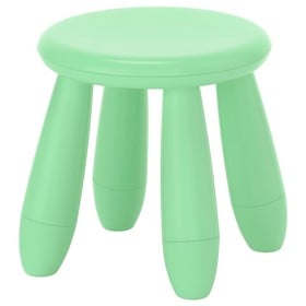 Children's stool IKEA Mammut green 30x35 cm